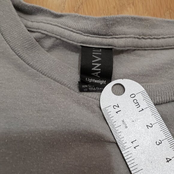 Jordan Baller T Shirt Retro Look Graphic Mens M Gray Bill Peaks NYC World Peace - Picture 11 of 11